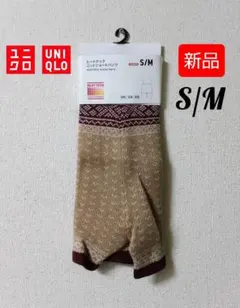 【UNIQLO】ヒートテックニットショートパンツ（レッド）サイズ【S/M】