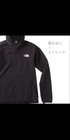 本日限定】新品XL☆ノースフェイス マウンテンソフトシェルフーディ 黒