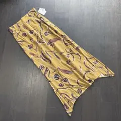 新品スコットクラブ　Ample 裏地付きデザインロングスカート　ヤマダヤ