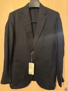 MUJI メンズリネンジャケット Sサイズ 黒のサムネイル