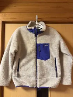 patagonia フリースジャケット XL ベージュ・青