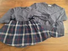 ブランシェス　ワンピース80&カットソー100　セット