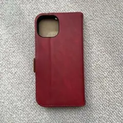 赤い手帳型iPhone14ケース