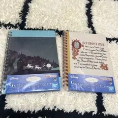 ディズニー　1番くじ　ステーショナリーコレクション　リングノート2個セット