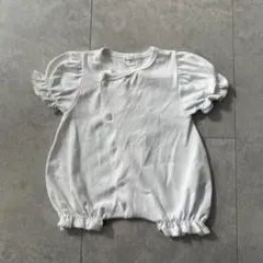 【美品】MONBEBE ロンパース ホワイト Sのサムネイル