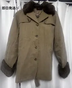 ファー付きコート 平成 ムートンコート