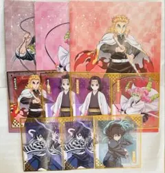 鬼滅の刃　ANIPLEX くじ　クリア色紙　クリアファイル　セット