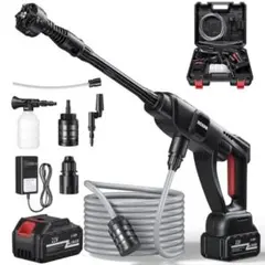 高圧洗浄機 コードレス 充電式 バッテリー式 20000mAh マキタ互換 洗車