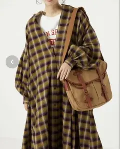 FREAK'S STORE シャツワンピース チェック柄