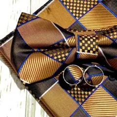 ☆蝶ネクタイ　3点セット　メンズ　大人用 　スーツ　フォーマルセット Fws