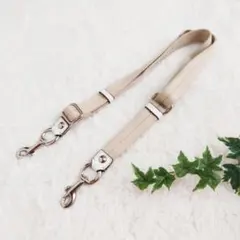 コーチ COACH ショルダーストラップ 白 生成り シルバー金具