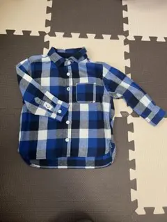 無印　チェックシャツ　90cm