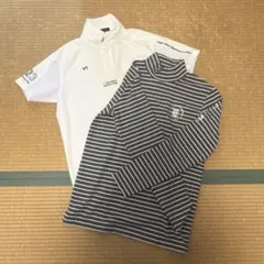 23KUGOLF ポロシャツとタートルネックセット