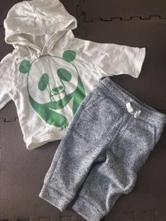 マーキーズ　パンダ柄 パーカー BabyGAP ジョガーパンツ セット ☆