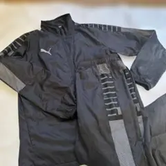 PUMAウィンドブレーカー ブラック上下セット裏メッシュ サイズASIA XXL