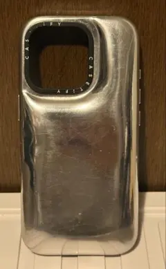 現品限り casetify シルバー iPhoneケース 16pro