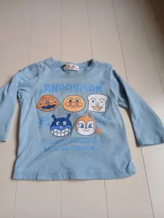 アンパンマン Tシャツ 90cm ライトブルー