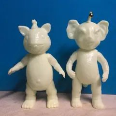 イヌクマ ジャイアント ブースカ 蓄光 未塗装版 工場アウトレット品 ソフビ】【イヌクマ】快獣ブースカ ジャイアント 蓄光タイプ