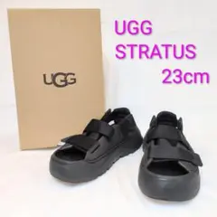 完売品☆UGG STRATUS アグ ストラタス サンダル ブラック 23cmのサムネイル