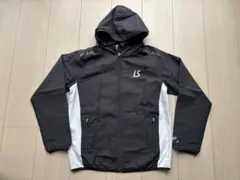 ルースイソンブラ フード付きウィンドブレーカー 150 黒