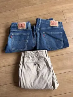 Levi's 511 510 W32/W33 - L32 Chino 3本セット