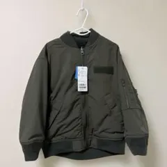 新品ダク付き　GLAZOS MA-1 ジャケット カーキ 新品　120