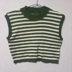 Calvin Klein Sport ノースリーブ ニット ボーダー Mのサムネイル
