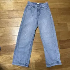 earth music & ecology ライトブルー ワイドパンツ S