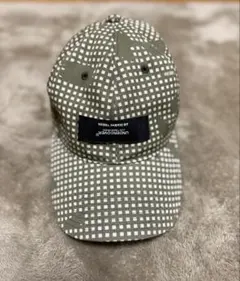 美品【UNDERCOVER ×Nハリウッド】チェック柄キャップ オリーブグリーンのサムネイル