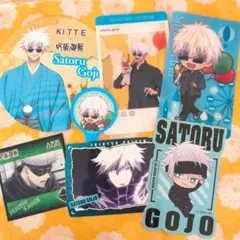 呪術廻戦 五条悟 ダイカットステッカー コースター クリアカード 特典 よみらん
