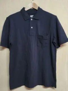 LANDS END ポロシャツ　ネイビー　XLのサムネイル