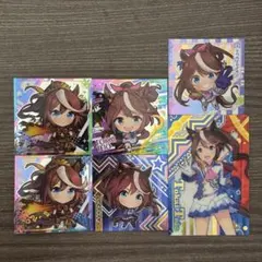 ウマ娘 トウカイテイオー シール&カードセット グミ ウエハース イタジャガ