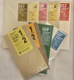 トラベラーズノート レギュラーサイズ リフィル 9冊 まとめ売り