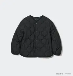 ウォームパデッドウォッシャブルジャケット ブラック 黒 130cm