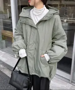 ダウンコート ダウンジャケット オーバーサイズ中綿レディース