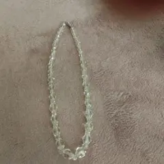 水晶？クリスタルネックレス☆シルバー