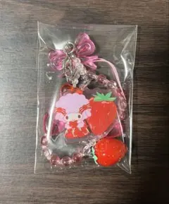 サンリオ　いちご新聞50周年　シークレットストラップ　マイスウィートピアノ