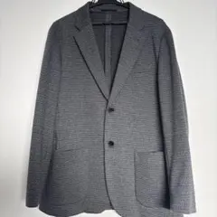 【美品】UNIQLO コンフォート 2Bジャケット 千鳥格子 Lサイズ