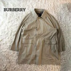 BURBERRY ハーフコート ベージュ ノバチェック 薄手 スプリング M