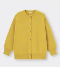 GU オーバーサイズカーディガンイエロー Lサイズ