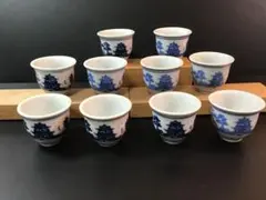 古伊万里　輪花猪口10客　木箱付　口径約7㎝　東Y8-0731☆1Fタカト 古伊万里 輪花猪口10客 木箱付 口径約7㎝ 東Y8-0731☆1Fタカト - メルカリ