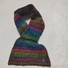 美品！　ヴィヴィアンウエストウッド　マフラー　マルチカラー　ティペット　ミニ