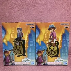 【新品】ズートピア2 モニタートップ フィギュア　 ジュディ　ニック　セット