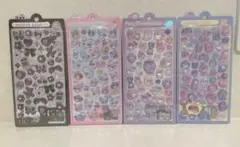 【あみ様】ボンボンドロップシール　4種＋なっとうちゃんタイルシール 合計5枚