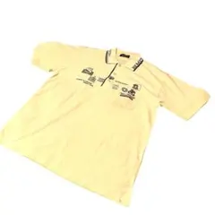 美品 SIMPSON シンプソン ポロシャツ Lサイズ 半袖 イエロー系1zzのサムネイル