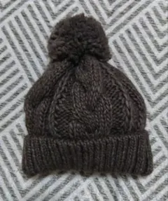 ALPO　ニット帽　ボンボン帽子　イタリア製　アルパカ　ウール