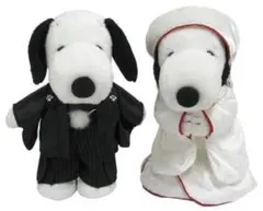 スヌーピー ぬいぐるみ 和装 白無垢 セット