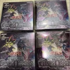 遊戯王 CHAOS ORIGINS 3BOXセット 初回生産限定同梱 - メルカリ