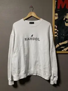 KANGOL ホワイト スウェット L
