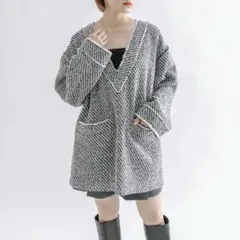 [mline]ツイードプルオーバー